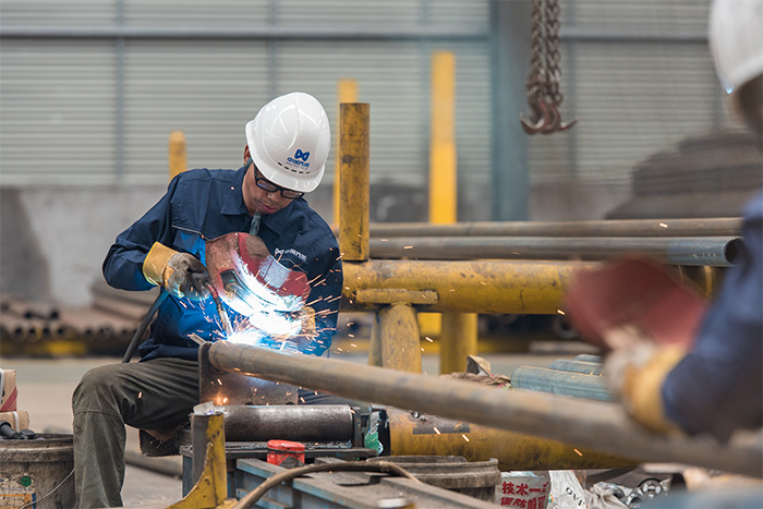 江山网架焊接车间